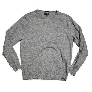 Vintage J.Crew 100% Merino Wool Slim Activewear Heathered Sweatshirt Mens Medium